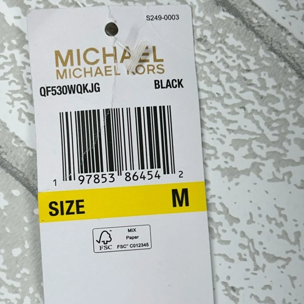 Michael Kors Black and White Patterned Pants